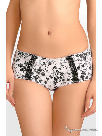 Трусы-слипы 6style, цвет цвет белый / черный