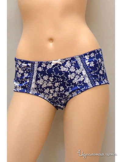 Трусы-слипы 6style, цвет цвет синий / белый