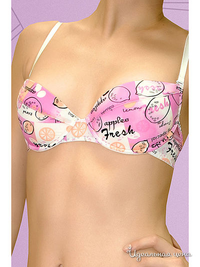 Бюстгальтер 6style, цвет цвет апельсиновый