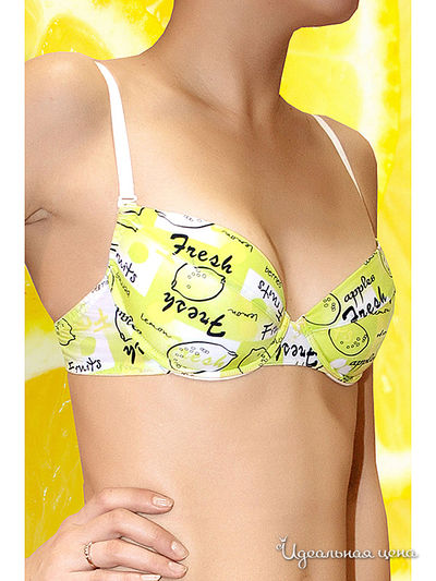 Бюстгальтер 6style, цвет цвет лаймовый