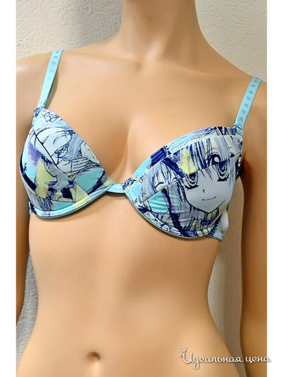 Бюстгальтер 6style, цвет цвет голубой