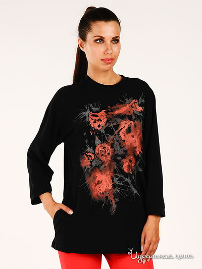 Туника Konstantin Gayday, цвет цвет  черный / розовый