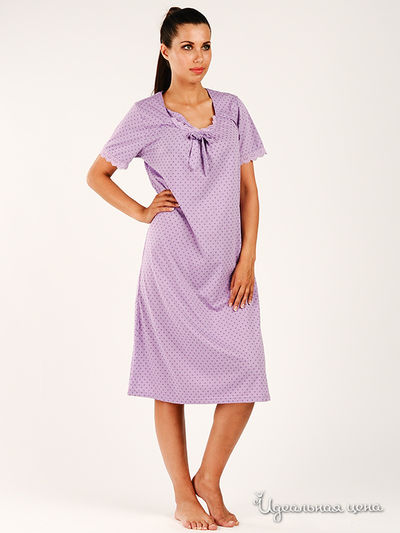 Сорочка Pinky Style, цвет цвет сиреневый