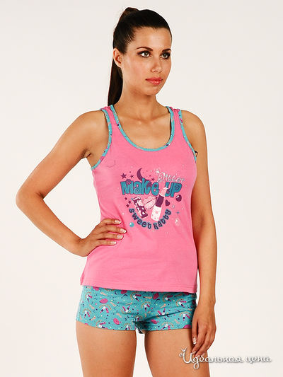 Комплект Pinky Style, цвет цвет розовый / бирюзовый