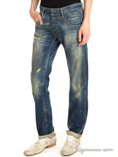 Джинсы Diesel, цвет цвет голубой