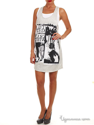 Платье-майка Diesel, цвет цвет светло-серый