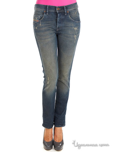 Джинсы Diesel, цвет цвет серо-синий