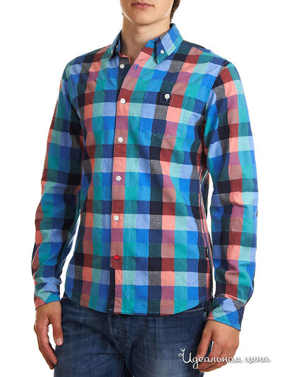 Рубашка Diesel, цвет цвет мультиколор / клетка