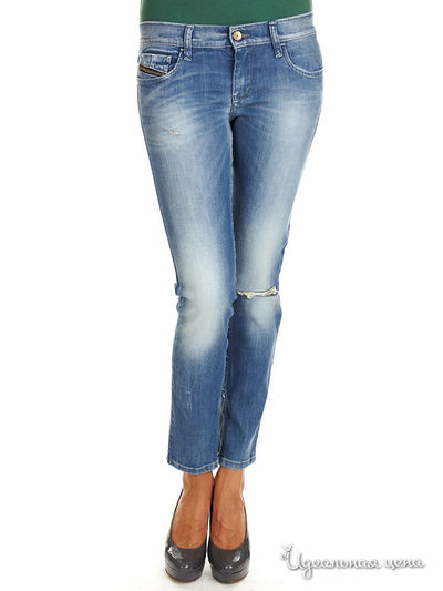 Джинсы Diesel, цвет цвет голубой