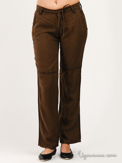 Брюки yes!mis, цвет цвет коричневый