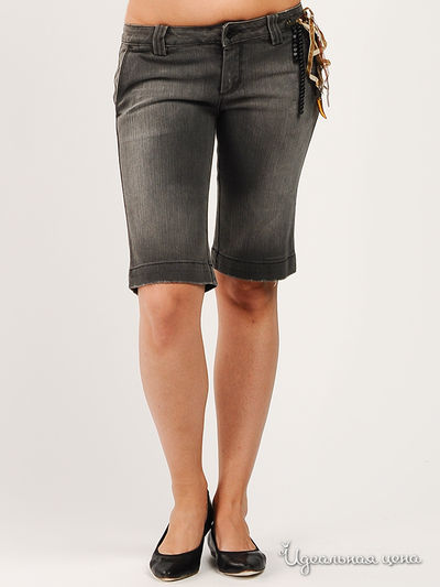 Шорты yes!mis, цвет цвет серый