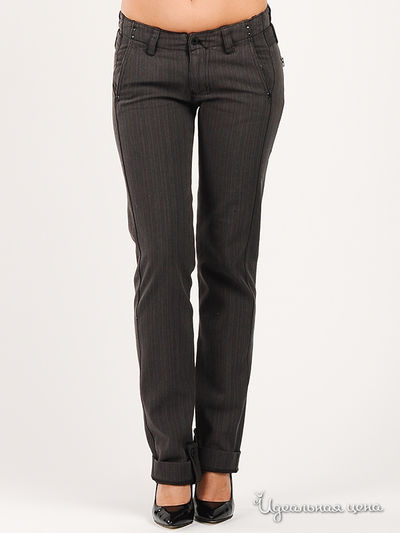 Брюки yes!mis, цвет цвет серый