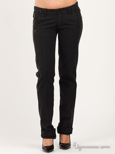 Брюки yes!mis, цвет цвет черный