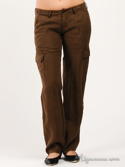 Брюки yes!mis, цвет цвет коричневый