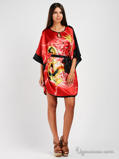 Платье-кимоно Star Rise, цвет цвет красный / черный