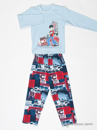 Пижама Figaro, цвет цвет голубой