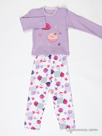 Пижама Figaro, цвет цвет сиреневый / белый