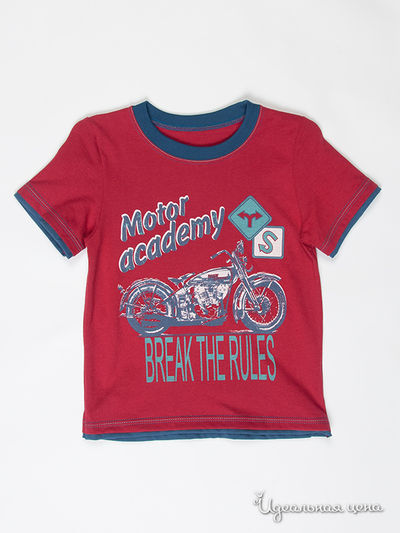 Футболка Figaro, цвет цвет бордовый