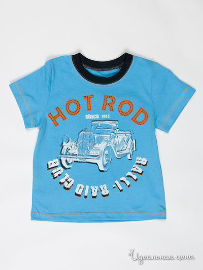 Футболка Figaro, цвет цвет голубой