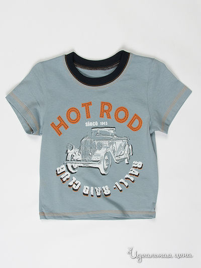 Футболка Figaro, цвет цвет светло-серый