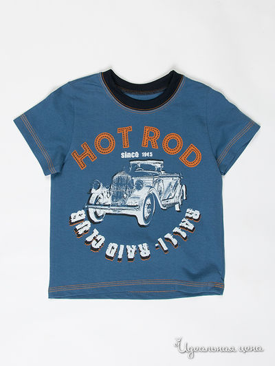 Футболка Figaro, цвет цвет синий