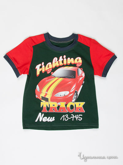 Футболка Figaro, цвет цвет зеленый