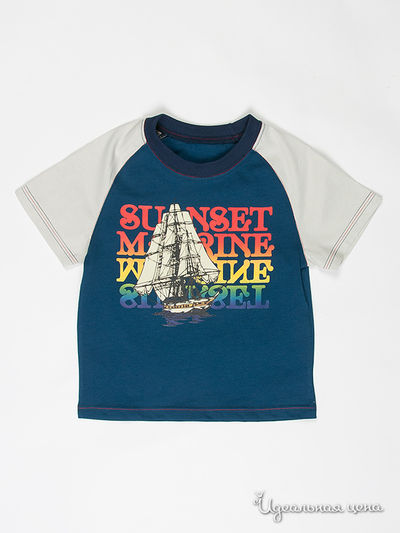 Футболка Figaro, цвет цвет синий