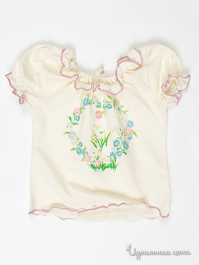 Футболка Figaro, цвет цвет молочный