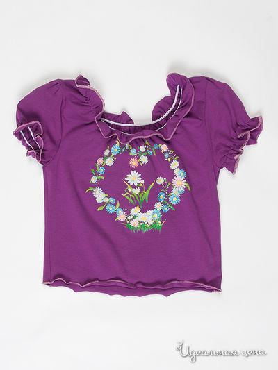 Футболка Figaro, цвет цвет фиолетовый