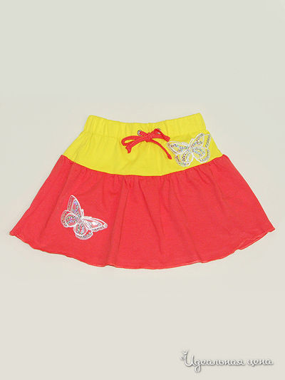 Юбка Figaro, цвет цвет желтый / коралловый