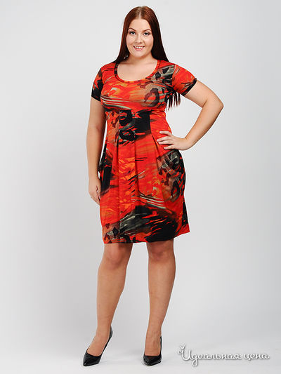Платье StilsL, цвет красно-оранжевый