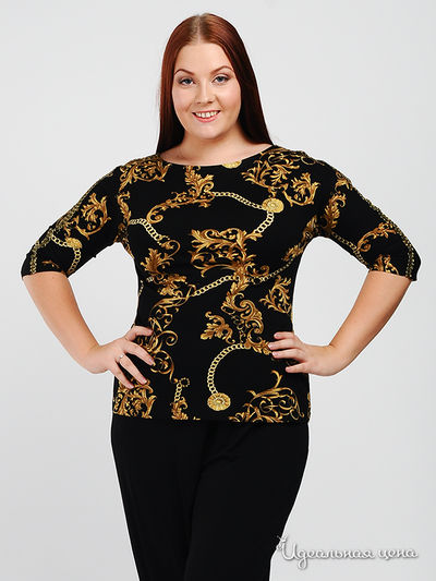 Блуза Lissa, цвет цвет черный / золотистый