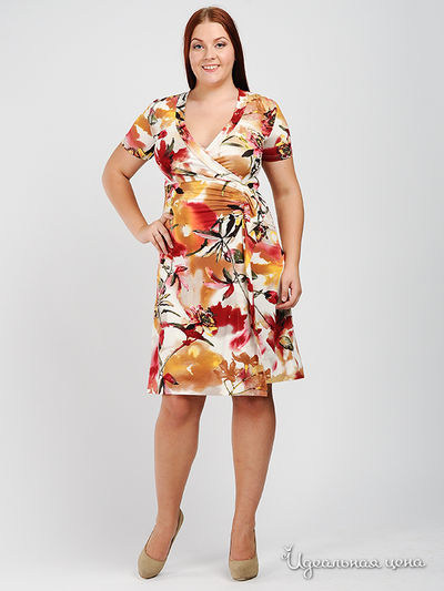 Платье Lissa, цвет цвет бежевый / бордовый