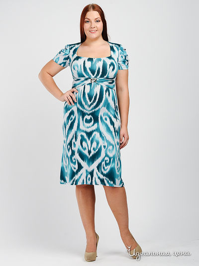 Платье Lissa, цвет цвет белый / аквамариновый