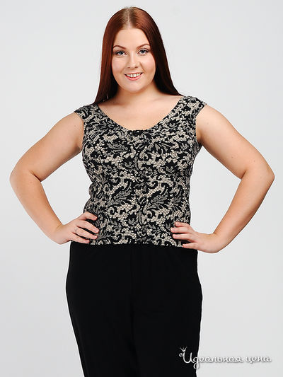 Топ StilsL, цвет цвет черный / белый