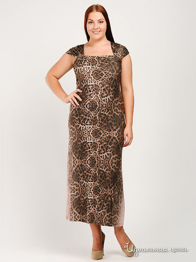 Платье Top Design, цвет цвет коричневый