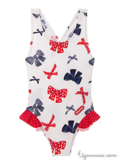 Купальник Tutto piccolo, цвет цвет белый / красный / синий