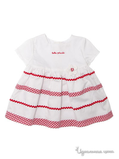 Платье Tutto piccolo, цвет цвет белый / красный
