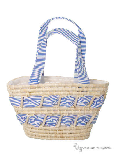 Сумка Tutto piccolo, цвет цвет голубой / белая полоска