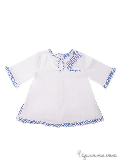 Туника Tutto piccolo, цвет цвет белый / голубой