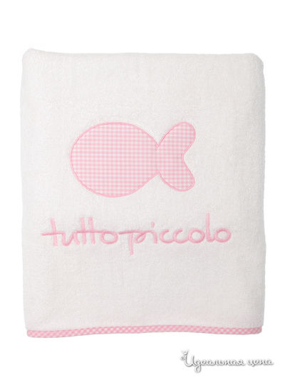 Полотенце Tutto piccolo, цвет цвет белый / розовый