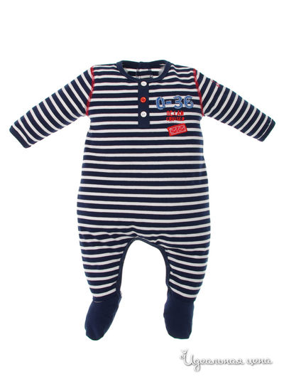 Комбинезон Cri Cri, цвет цвет синий / белая полоска