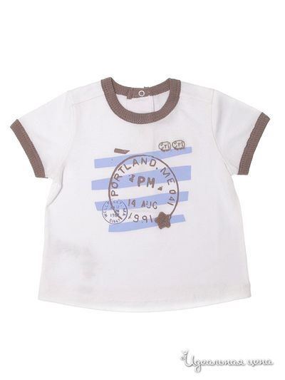 Футболка Cri Cri, цвет цвет белый / коричневый