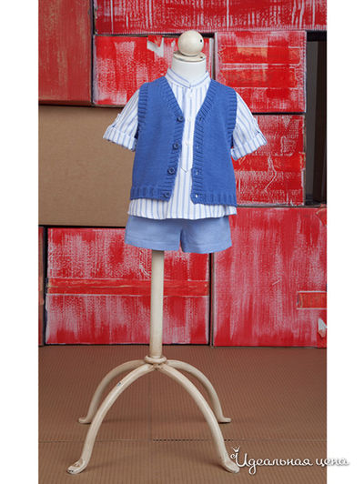 Шорты Fine Fjerique, цвет цвет голубой