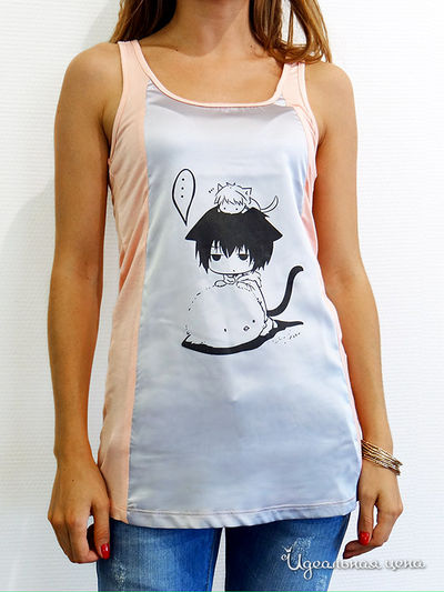 Майка Liberavita, цвет цвет белый / розовый