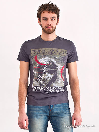 Футболка Liberavita, цвет цвет серый