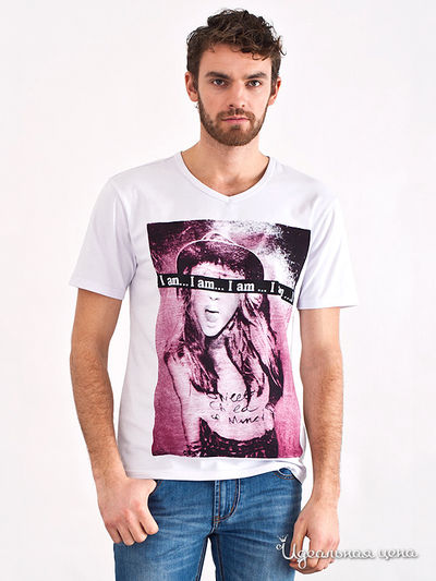 Футболка Liberavita, цвет цвет белый / розовый