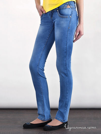 Джинсы Liberavita, цвет цвет голубой