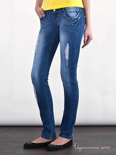 Джинсы Liberavita, цвет цвет синий