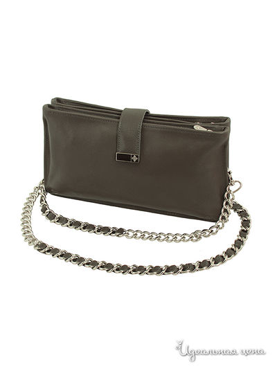 Сумка Dimanche, цвет темно-серый с оливковым отливом
